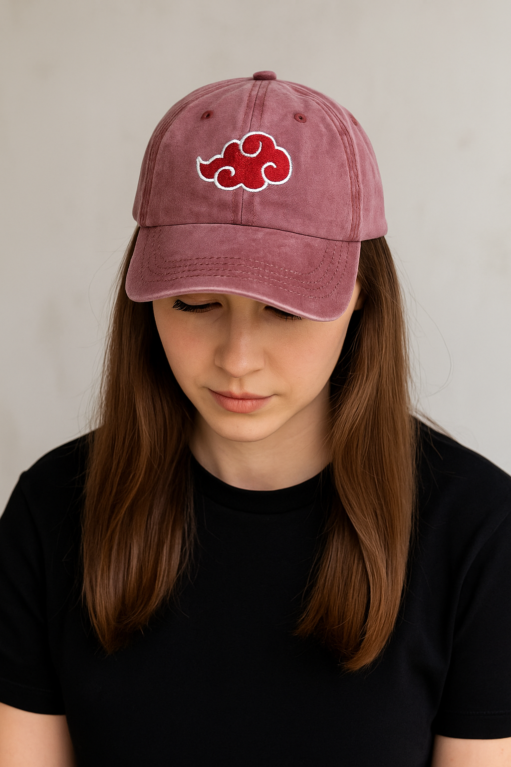 Akatsuki Cloud Embroidered Cap